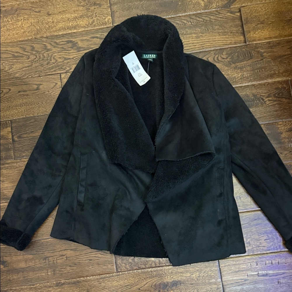 Lauren Ralph Lauren Black Teddy Jacket